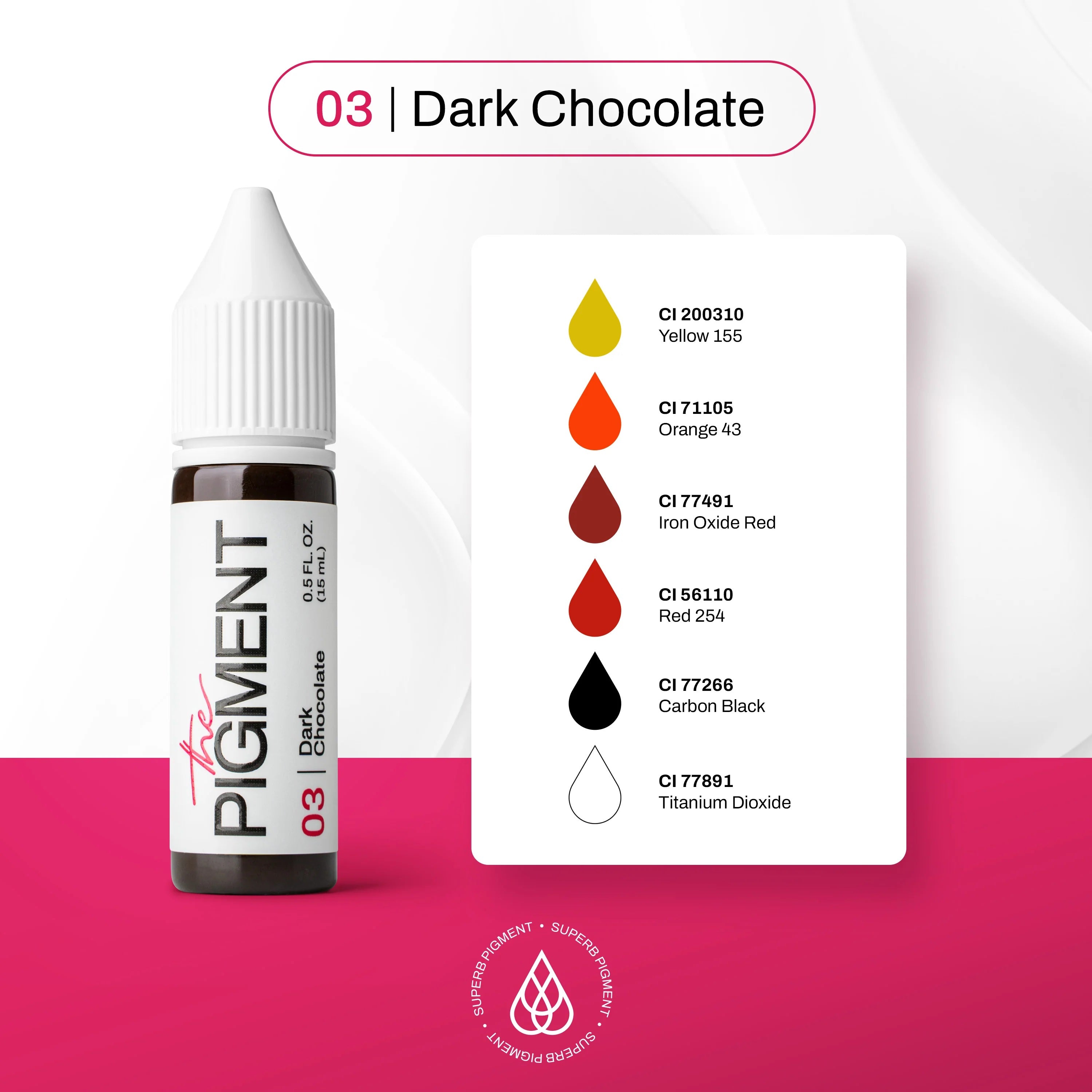 THE PIGMENT - 03 Dark Chocolate 15ml