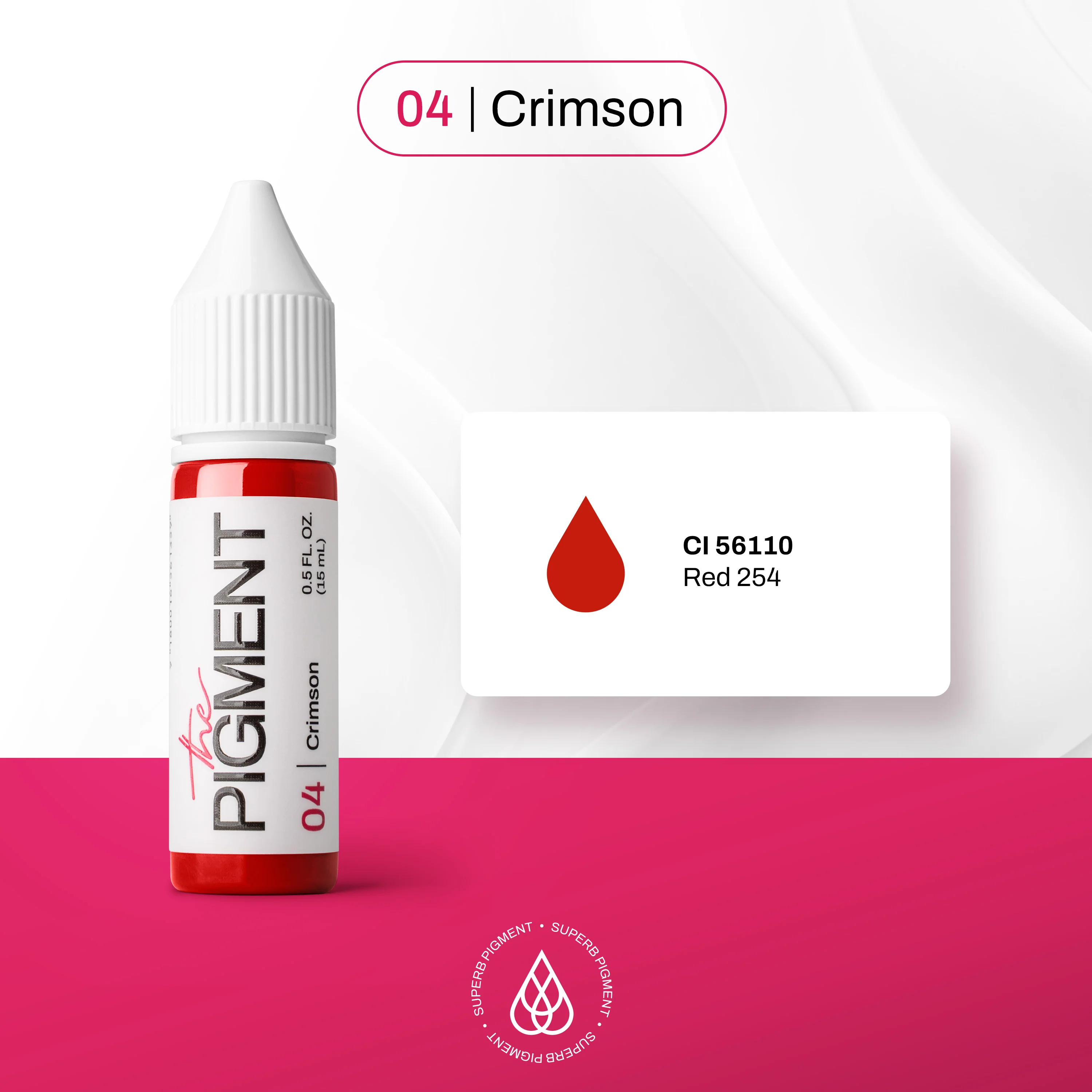 THE PIGMENT - 04 Crimson 15ml