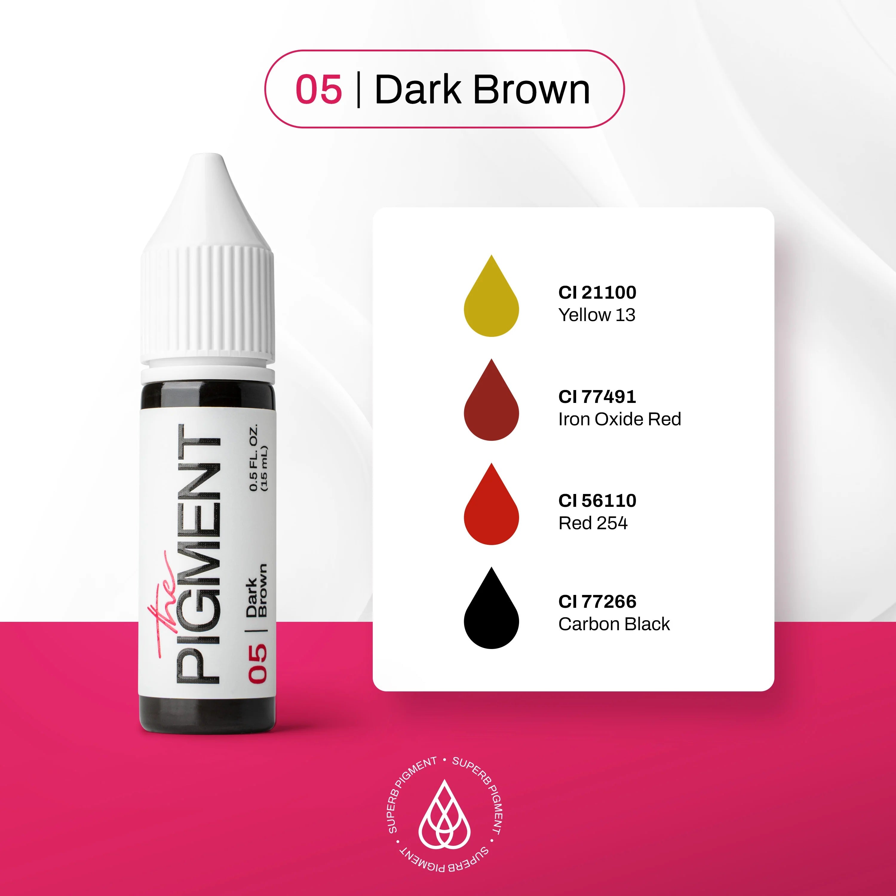 THE PIGMENT - 05 Dark Brown 15ml