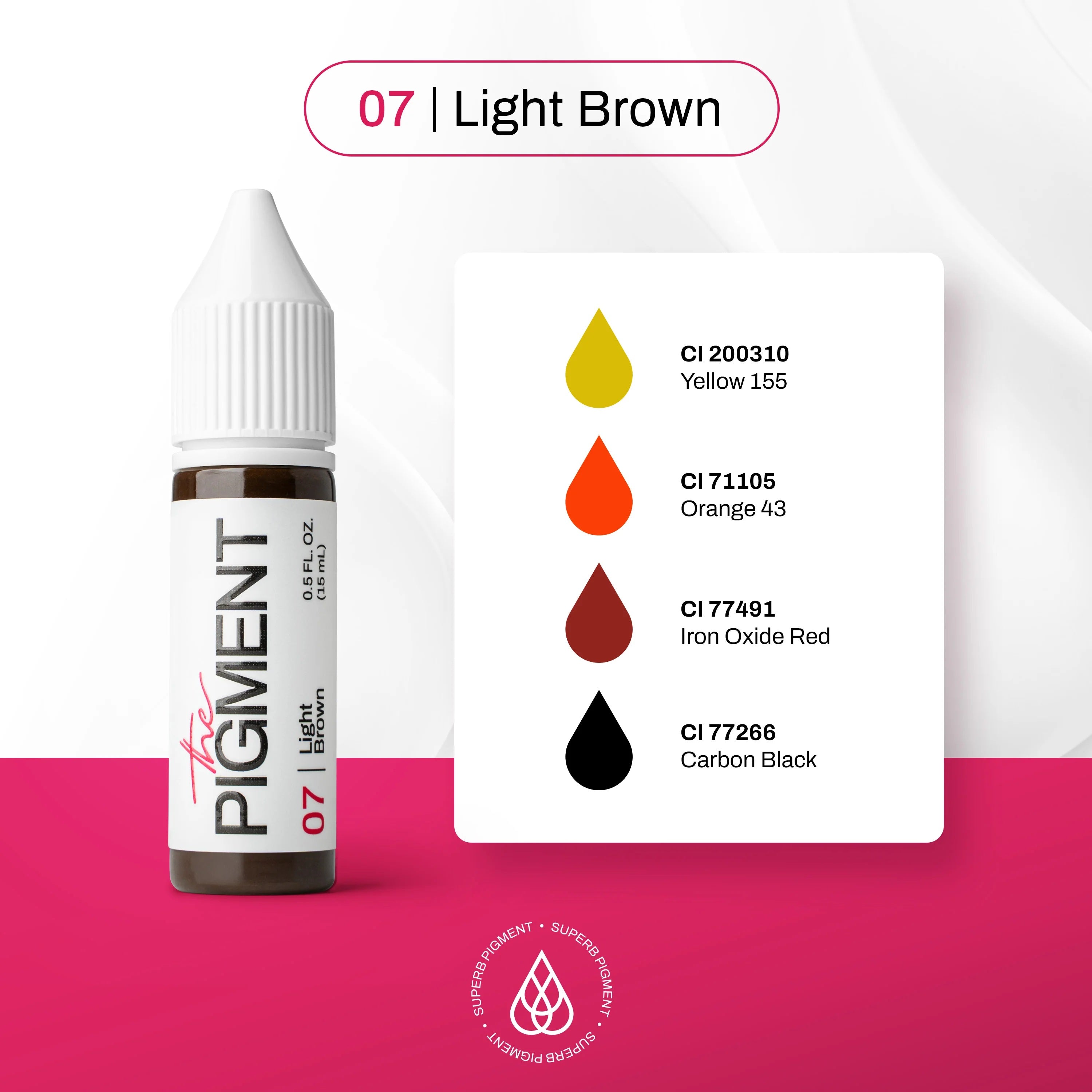 THE PIGMENT - 07 Light Brown 15ml