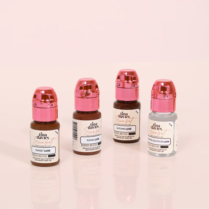 PERMA BLEND LUXE Tina Davies – Sunset Brow rinkinys 3×15 ml