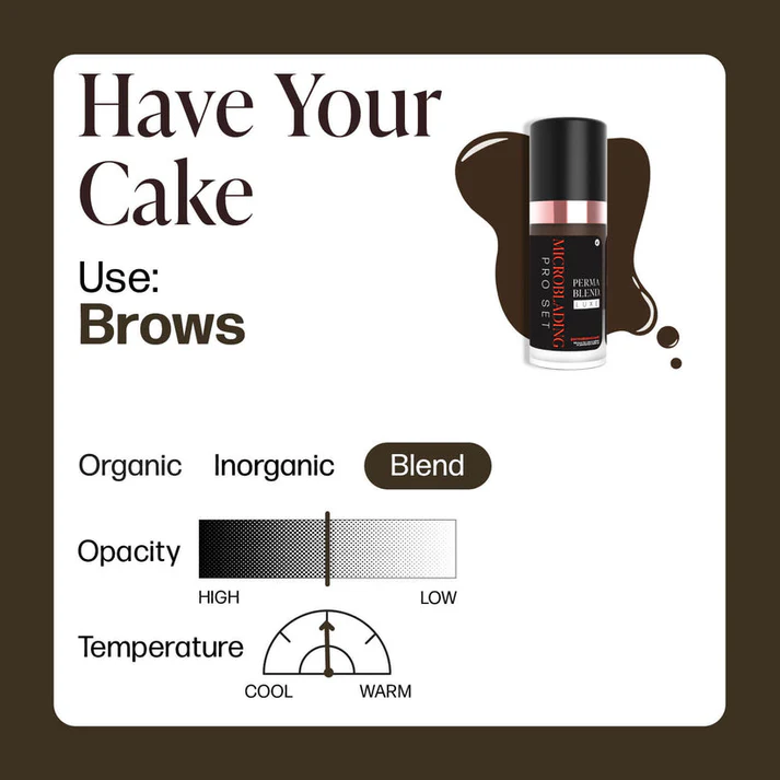 PERMA BLEND Microblading – Have Your Cake 10 ml GALIOJIMAS YRA PASIBAIGĘS