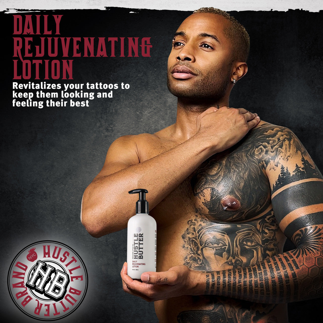 HUSTLE BUTTER – Daily Rejuvenating Lotion 295 ml