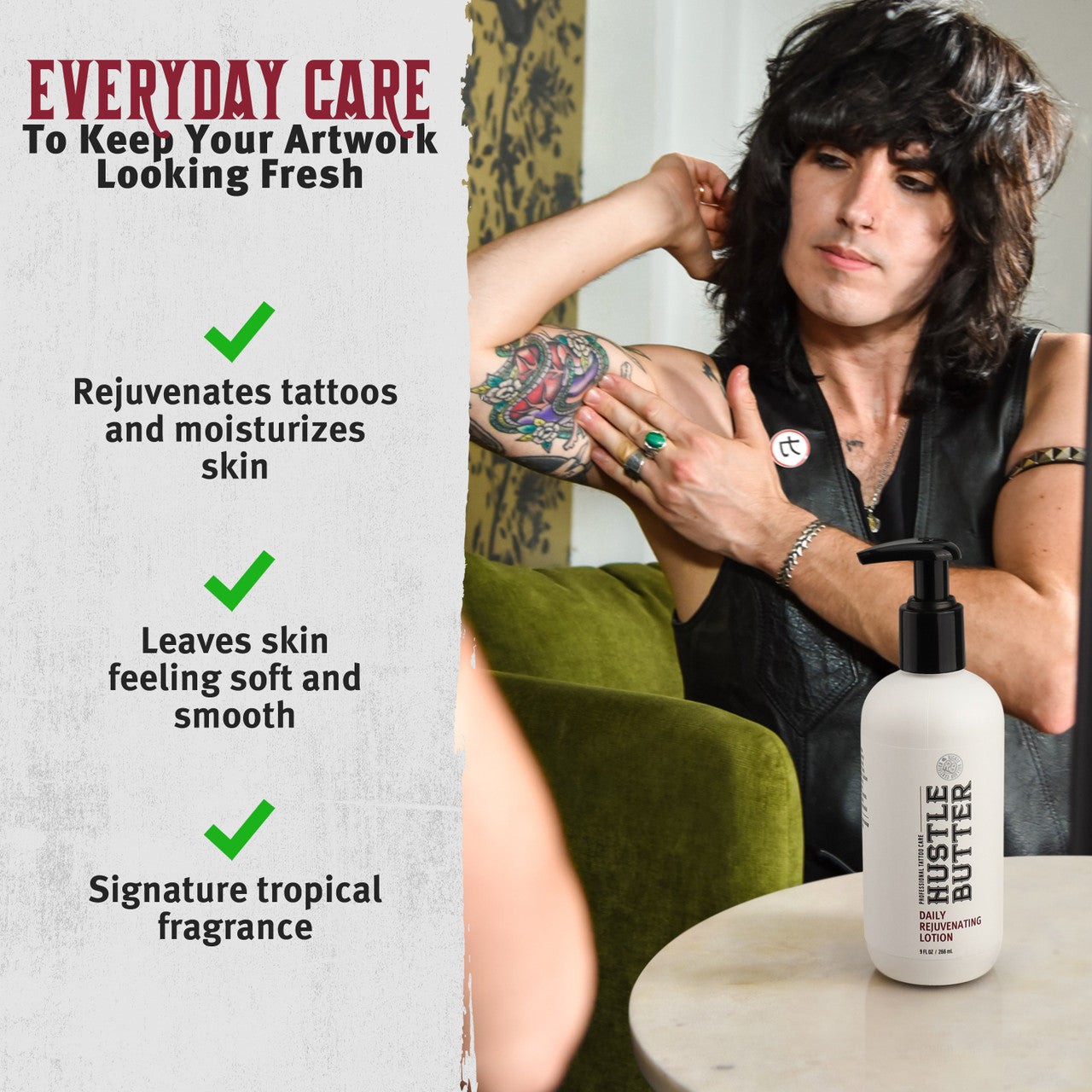 HUSTLE BUTTER – Daily Rejuvenating Lotion 295 ml
