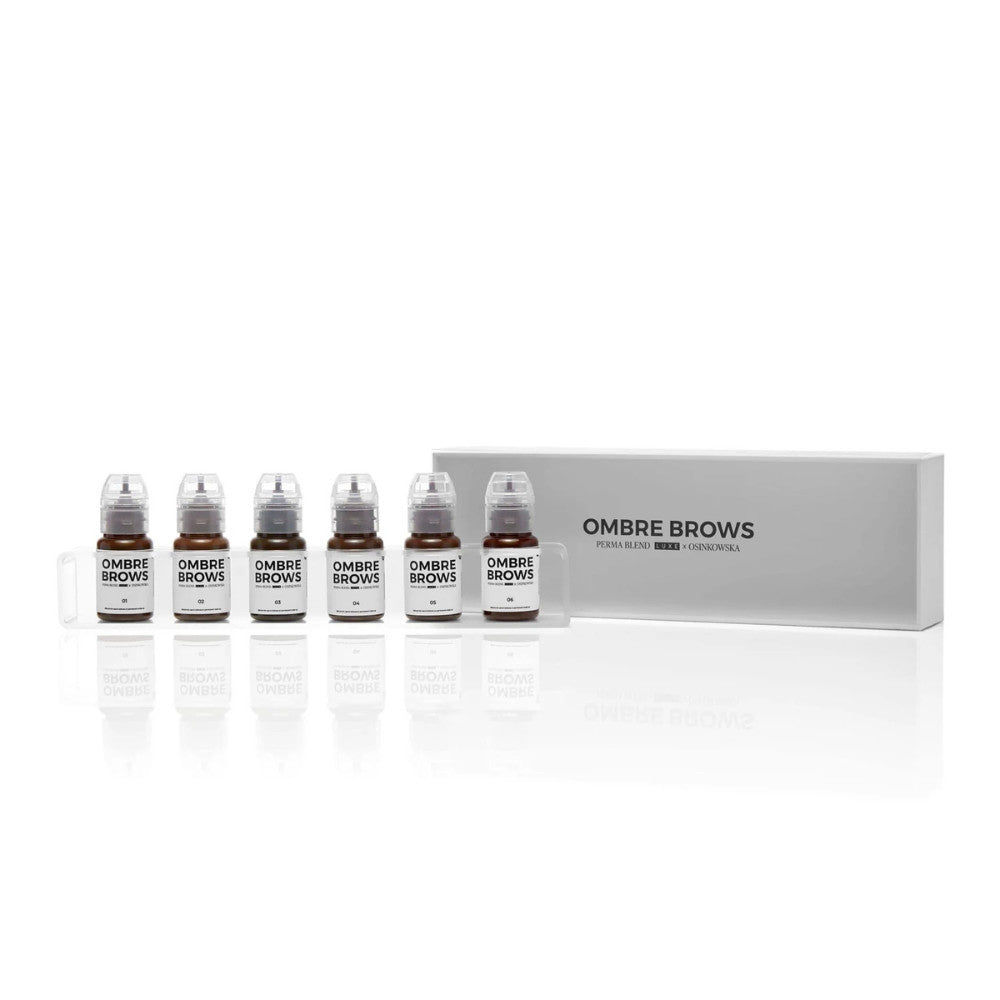 PERMA BLEND LUXE Paulina Osinkowska Ombre Brows rinkinys 6×15 ml