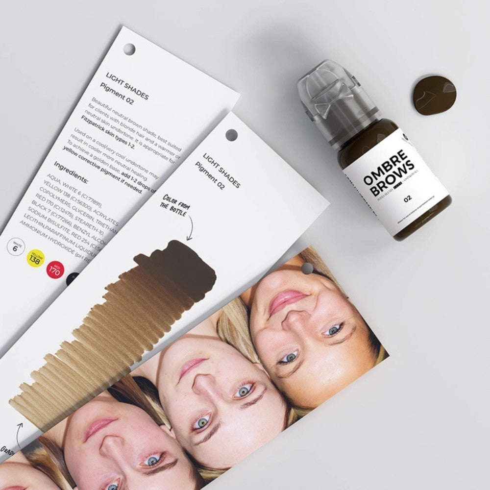PERMA BLEND LUXE Paulina Osinkowska Ombre Brows rinkinys 6×15 ml