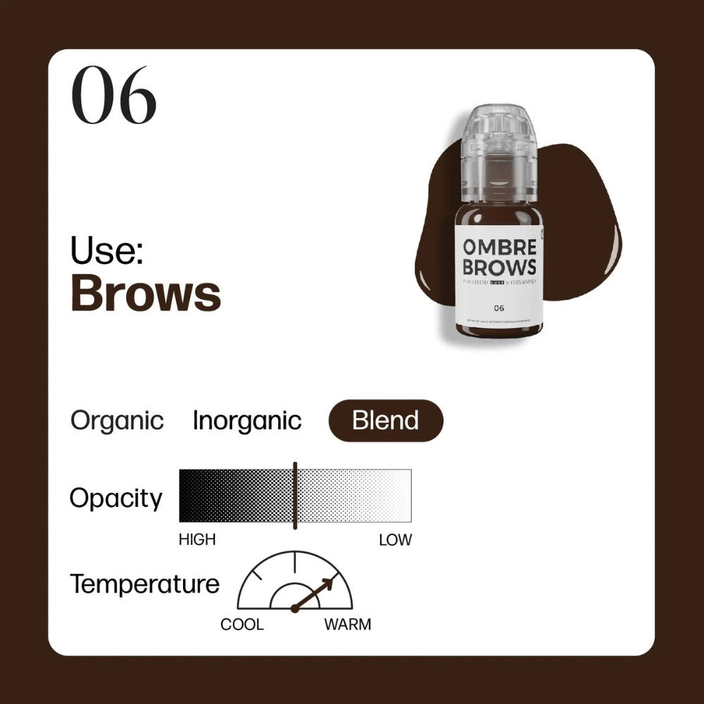 PERMA BLEND LUXE Paulina Osinkowska Ombre Brows rinkinys 6×15 ml