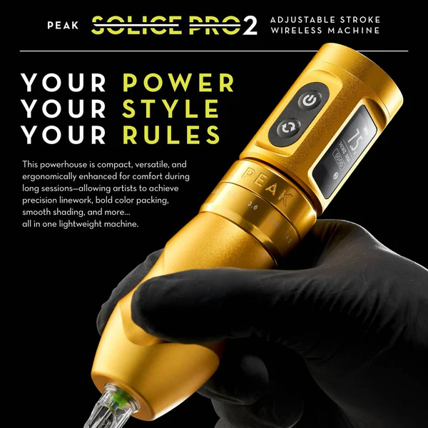PEAK – Solice Pro V2 Wireless Tattoo Machine