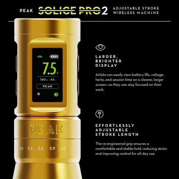 PEAK – Solice Pro V2 Wireless Tattoo Machine