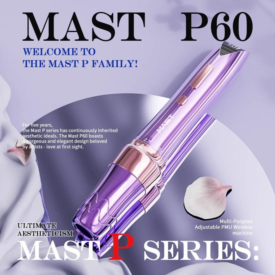 MAST P60 bezvadu mašīna