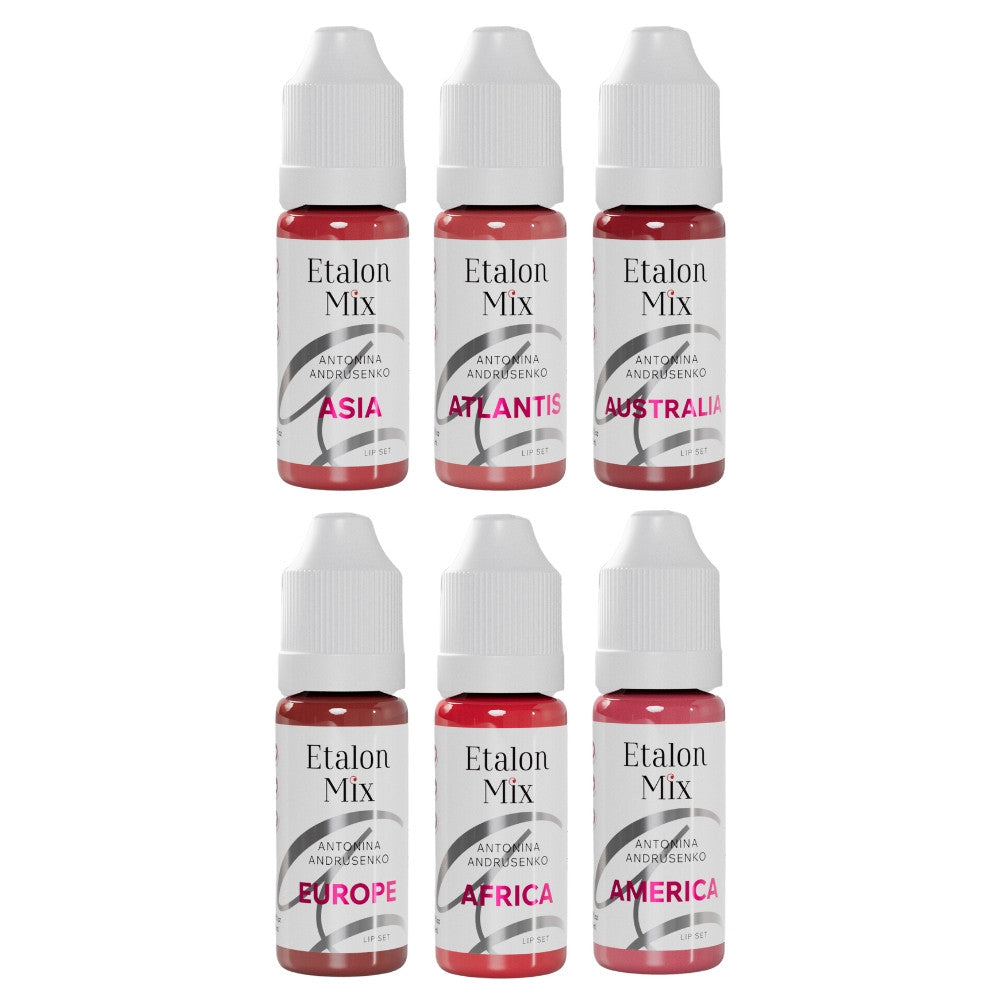 ETALON MIX – lūpų rinkinys pagal Antonina Andrusenko 6×10 ml