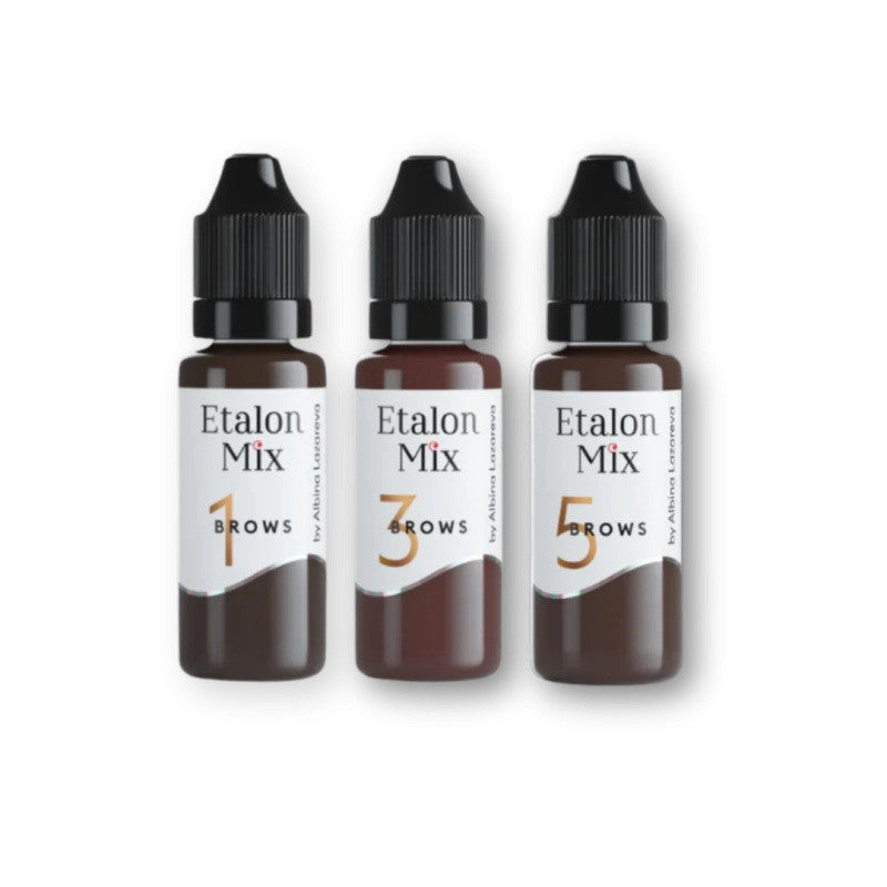 ETALON MIX – Brows Hybrid Trio rinkinys 3×15 ml