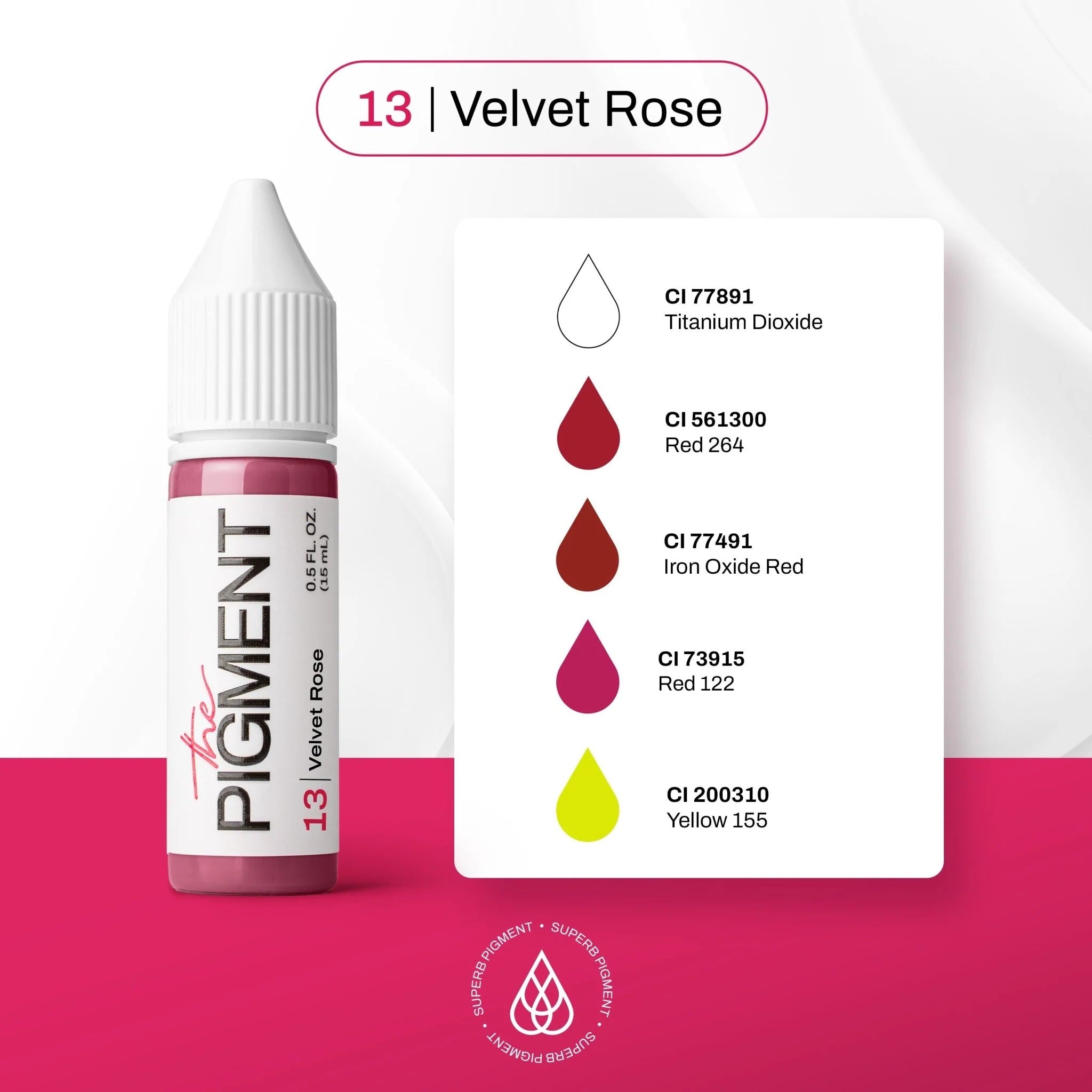 THE PIGMENT - 13 Velvet Rose 15ml