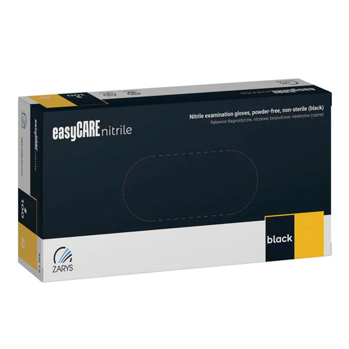 EASYCARE Nitrile Gloves Black 100pcs