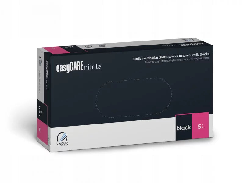 EASYCARE Nitrile Gloves Black 100pcs