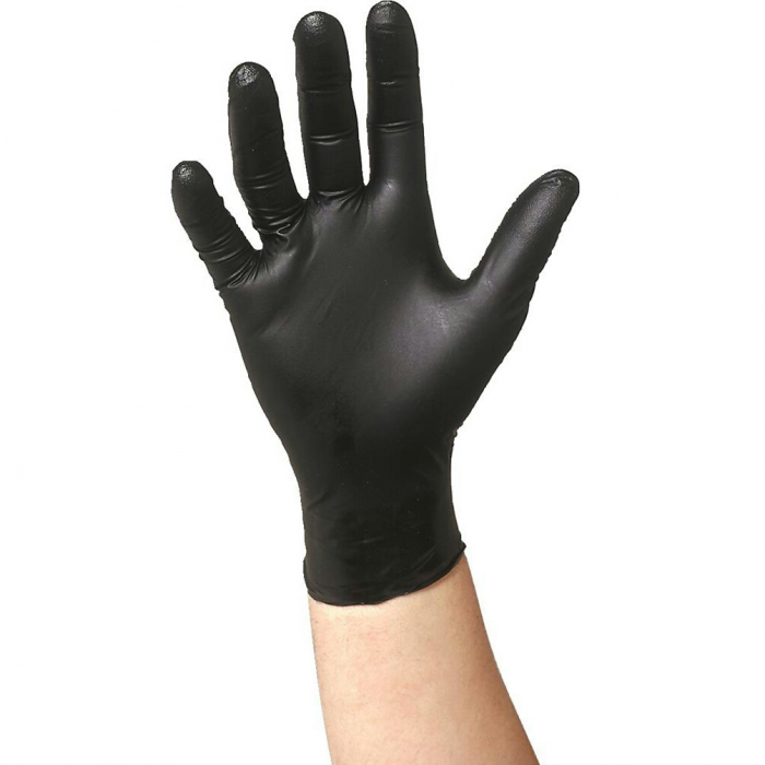 EASYCARE Nitrile Gloves Black 100pcs