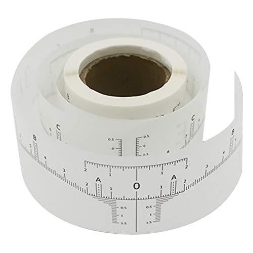 Eyebrow Ruler Sticker Roll