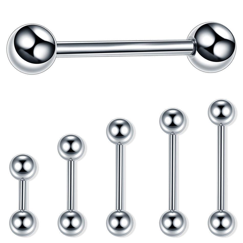 Plieninis barbell auskaras 1.2 mm ir 1.6 mm