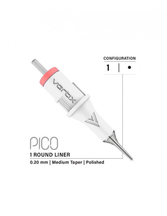 VERTIX PMU Cartridges - Pico 1RL 20pcs