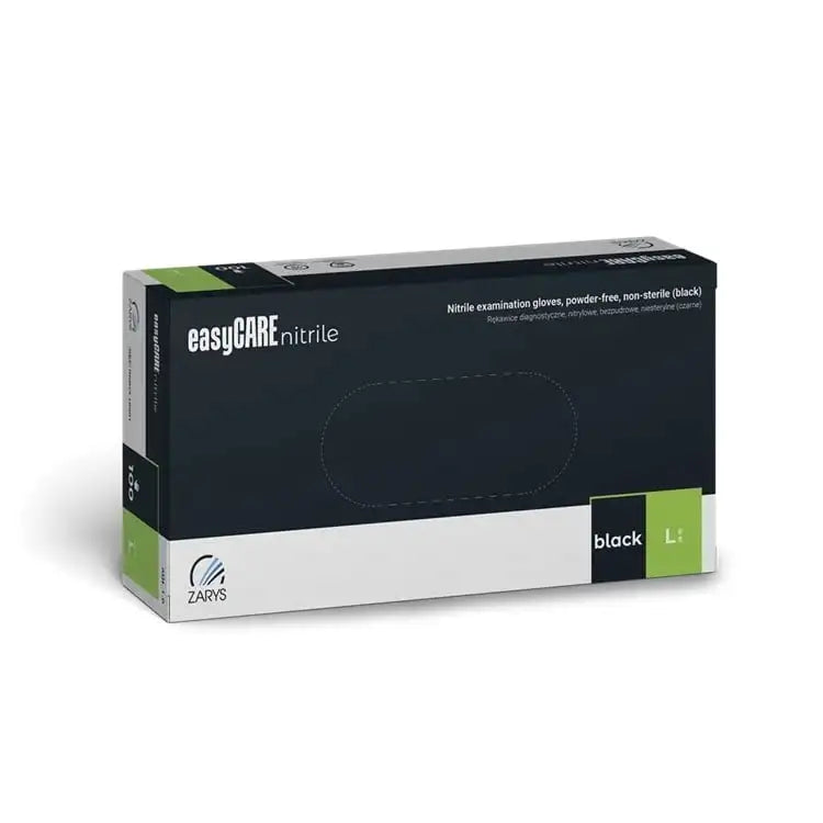 EASYCARE Nitrile Gloves Black 100pcs