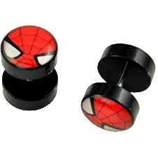 SPIDER-MAN imitacinis tunelis (plug) 1 vnt.