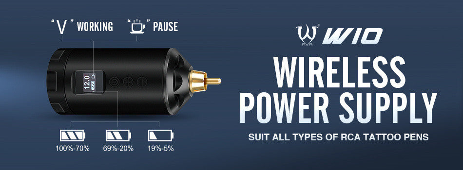 AVA W10 - baterijas barošanas bloks