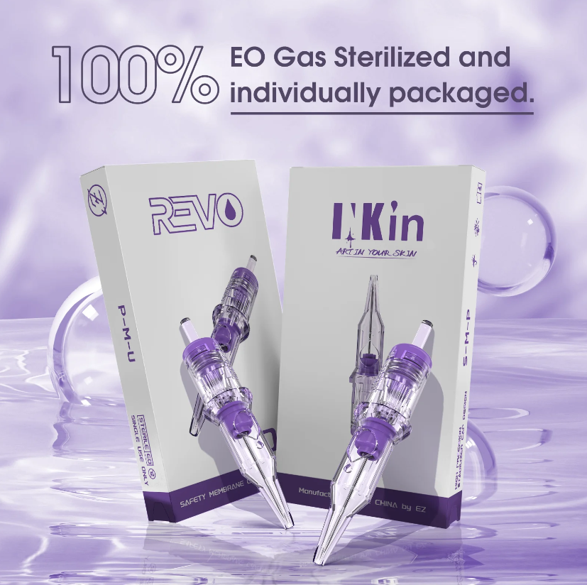 EZ INKIN Revo PMU kartridži RL – Round Liner 10gab
