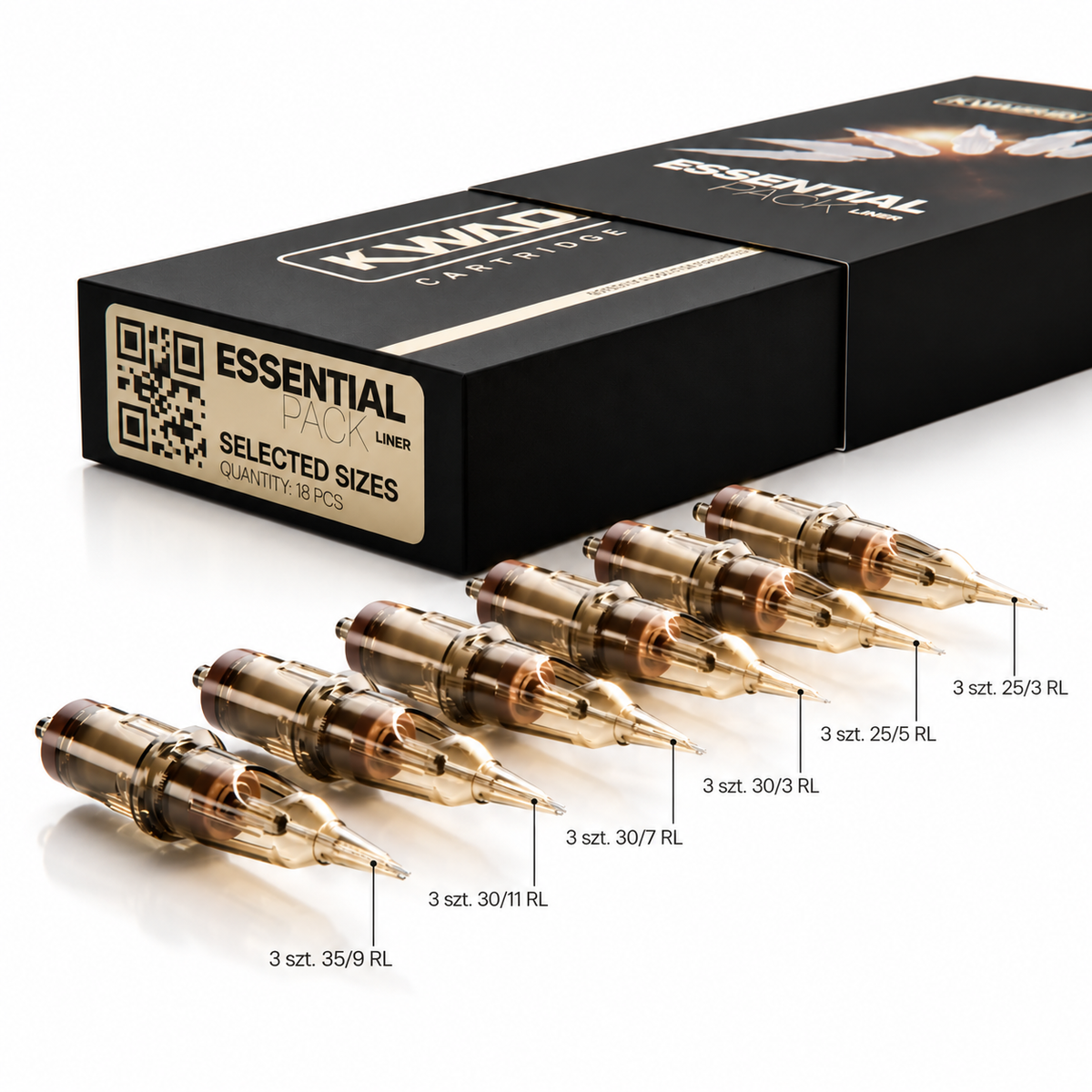 KWADRON Cartridges Essentials Pack 18pcs