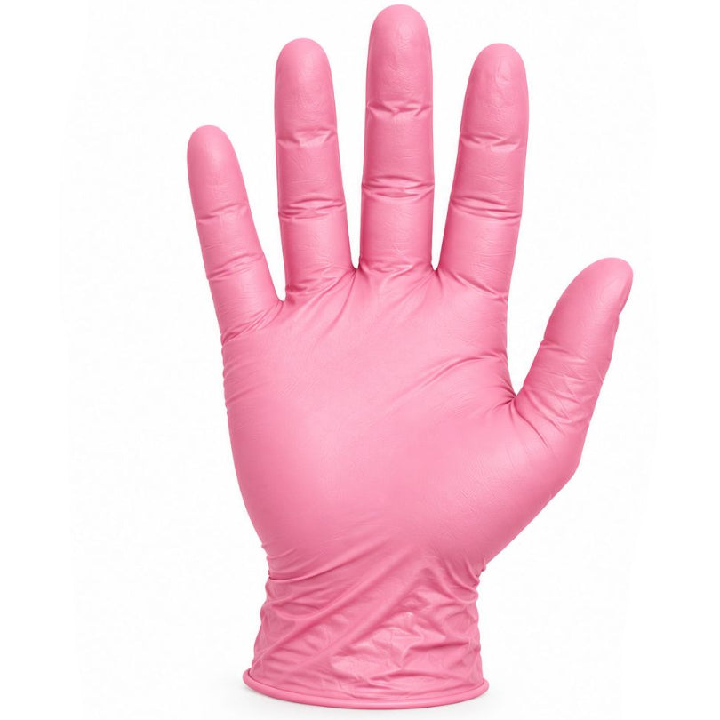 KID-MAN Nitrile Gloves Pink 100pcs