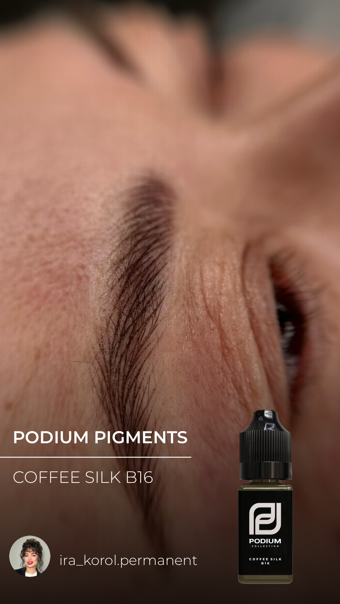 PODIUM - Brows PMU Pigments - Coffee Silk B16