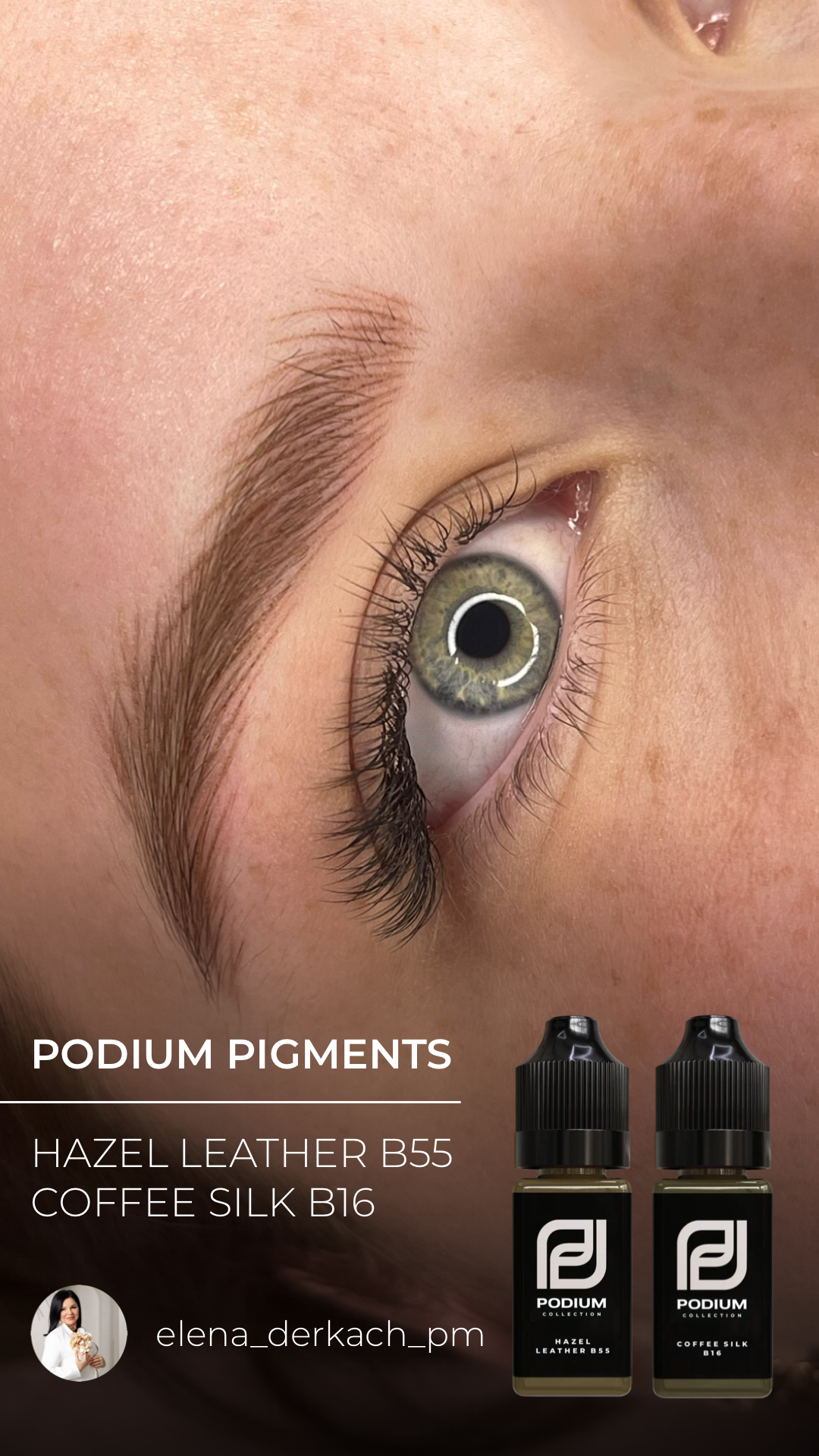 PODIUM - Brows PMU Pigments - Hazel Leather B55