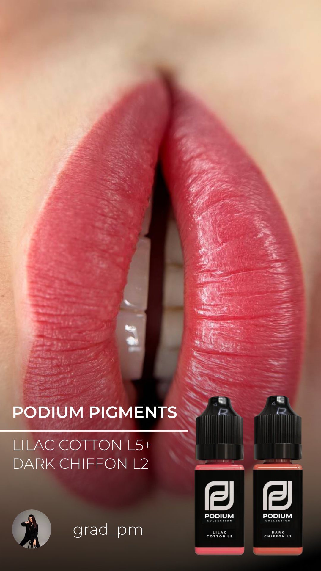 PODIUM - Lips PMU Pigments - Lilac Cotton L5