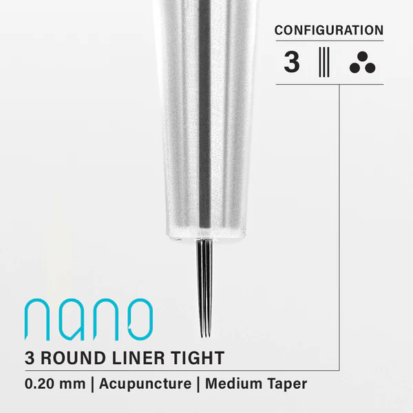 VERTIX PMU Cartridges - Nano 3RL 20pcs