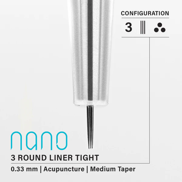 VERTIX PMU Cartridges - Nano 3RL 20pcs