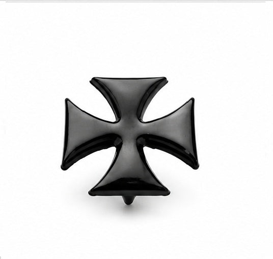 RIVETS Black Cross 10pcs