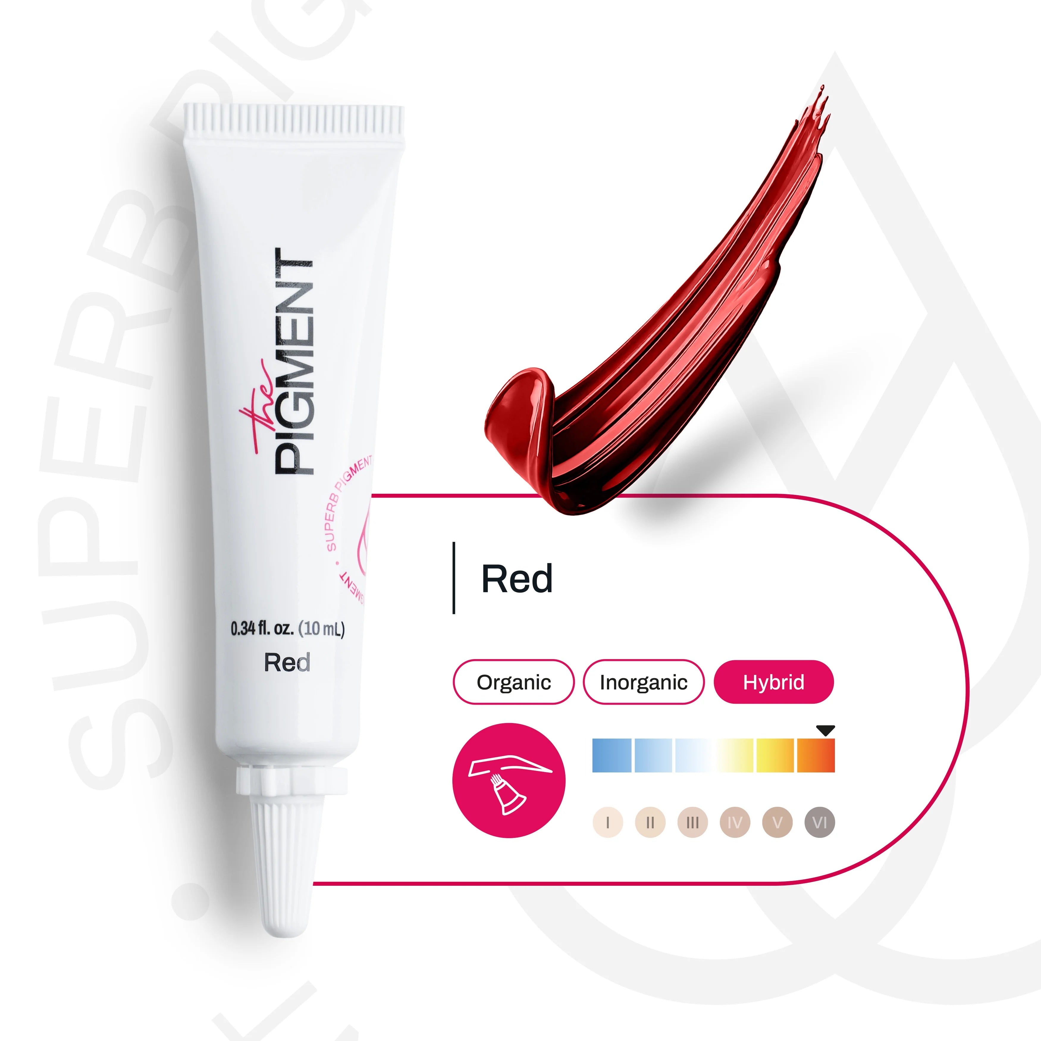 THE PIGMENT - Microblading pigment Red 10ml