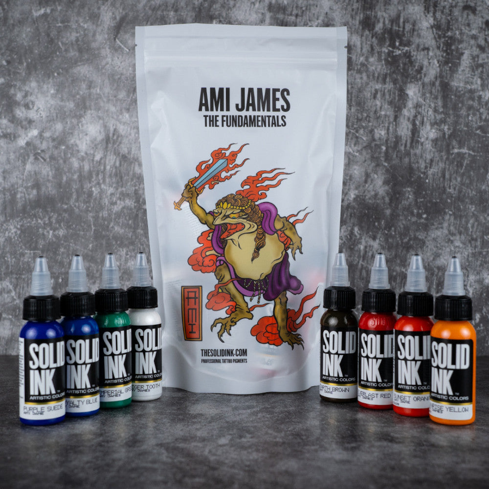SOLID INK Ami James Fundamentals Krāsu Komplekts, 8x30 ml