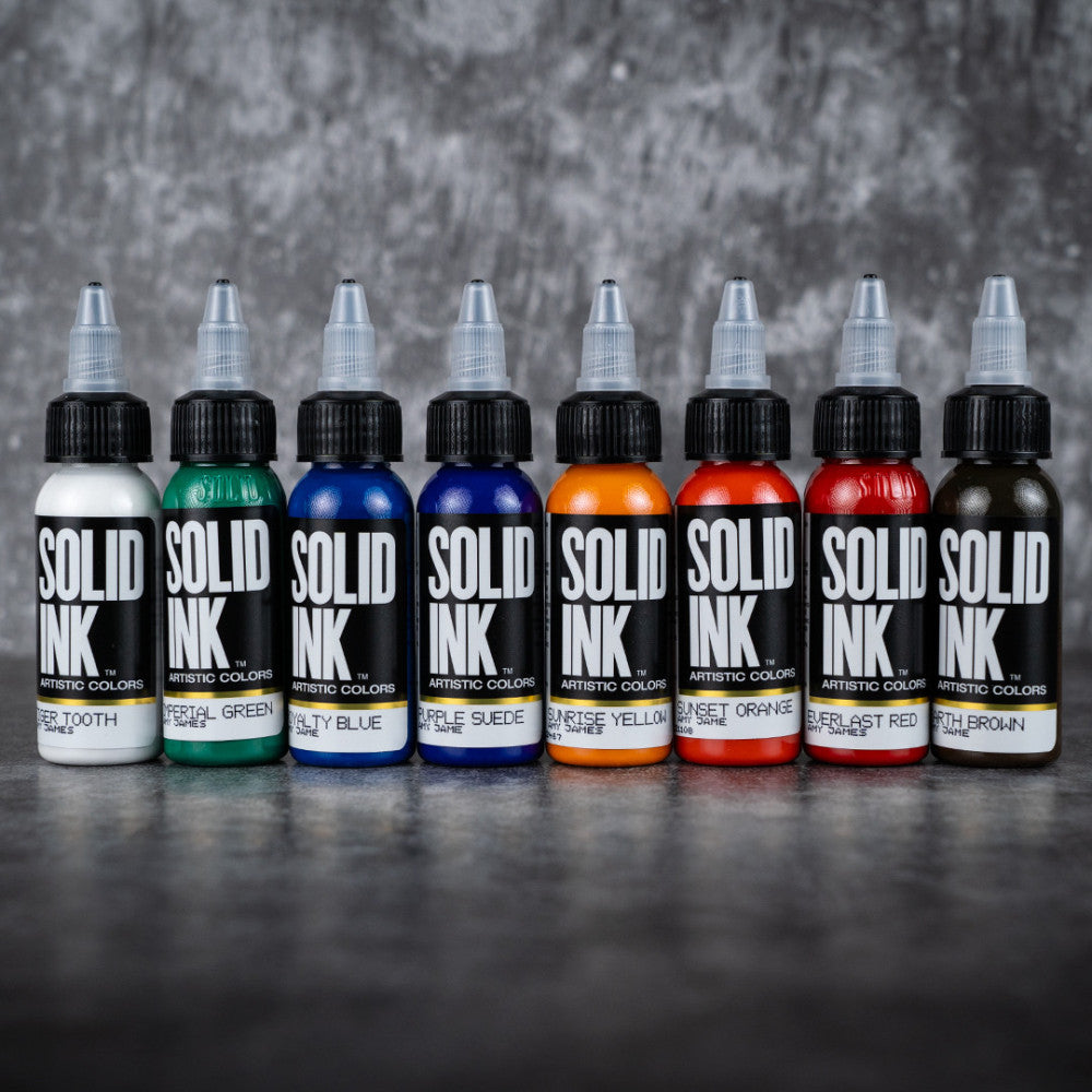 SOLID INK Ami James Fundamentals Krāsu Komplekts, 8x30 ml