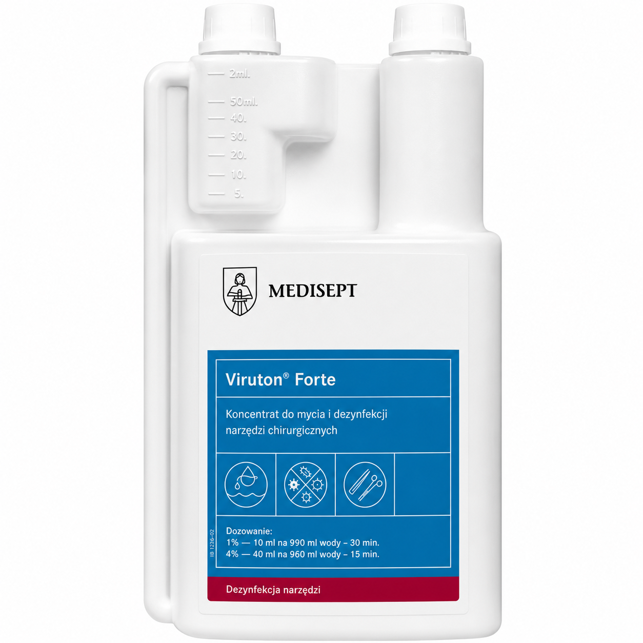 MEDISEPT - Viruton Forte Instrument Disinfectant 1L