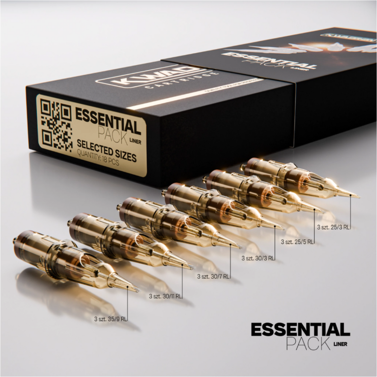 KWADRON Cartridges Essentials Pack 18pcs