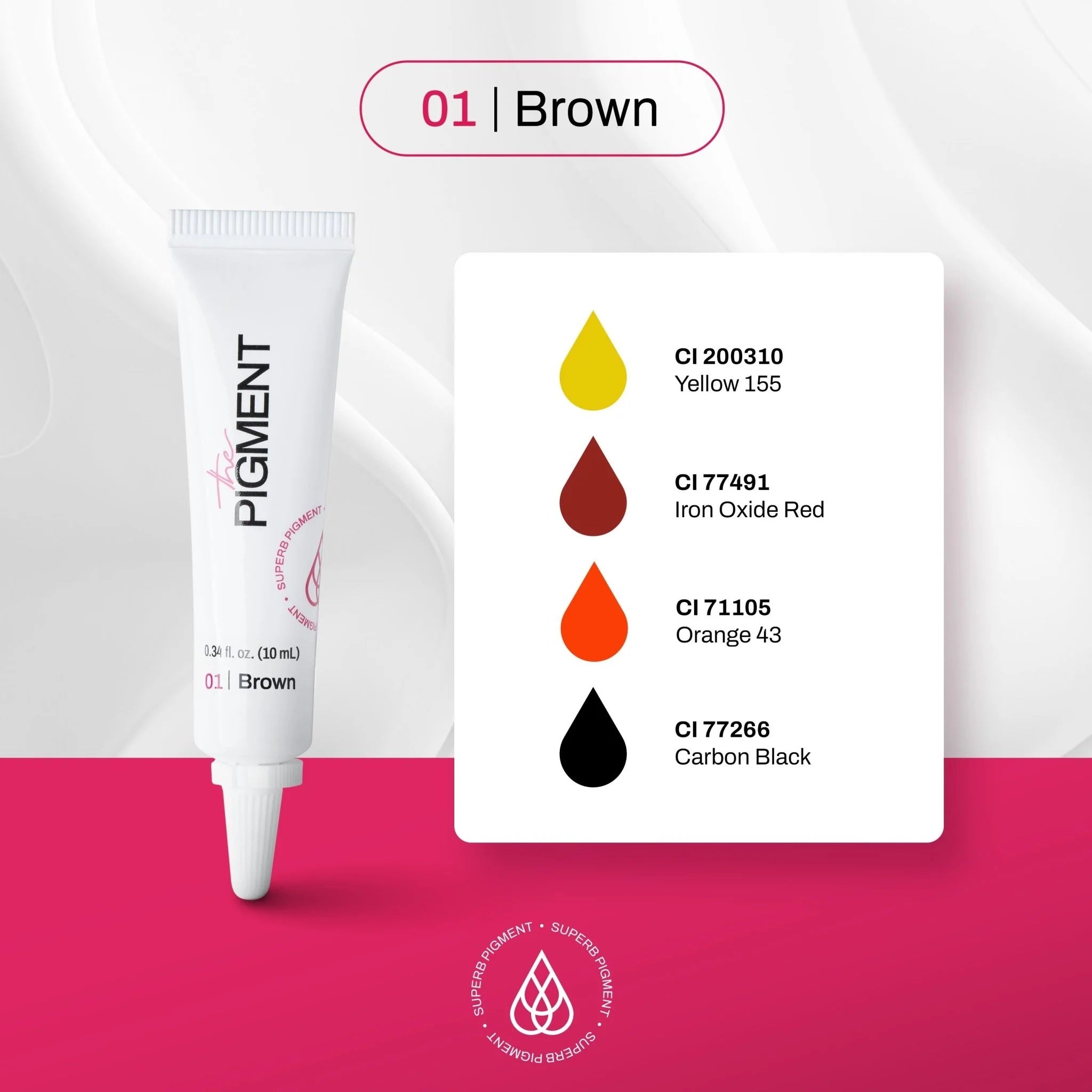 THE PIGMENT - Microblading pigment Brown1 10ml