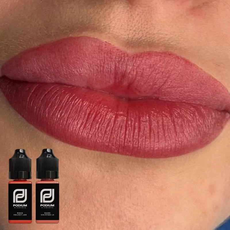 PODIUM - Lips PMU Pigments - Dark Chiffon L2