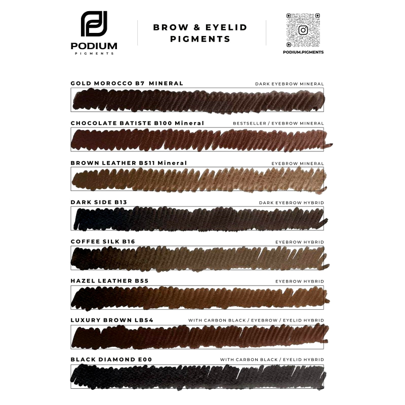 PODIUM - Brows PMU Pigments - Dark Side B13