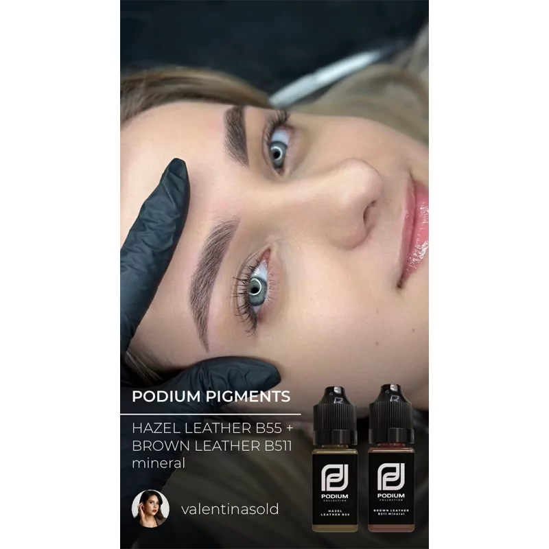 PODIUM - Brows PMU Pigments - Hazel Leather B55
