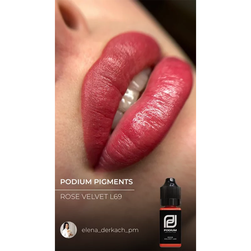 PODIUM - Lips PMU Pigments - Rose Velvet L69