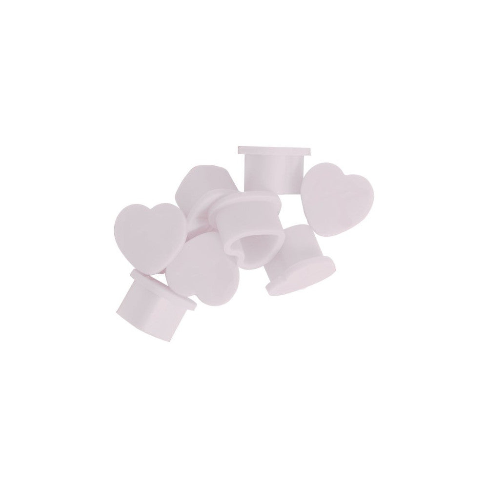 Silicone Heart Ink Cups 100pcs