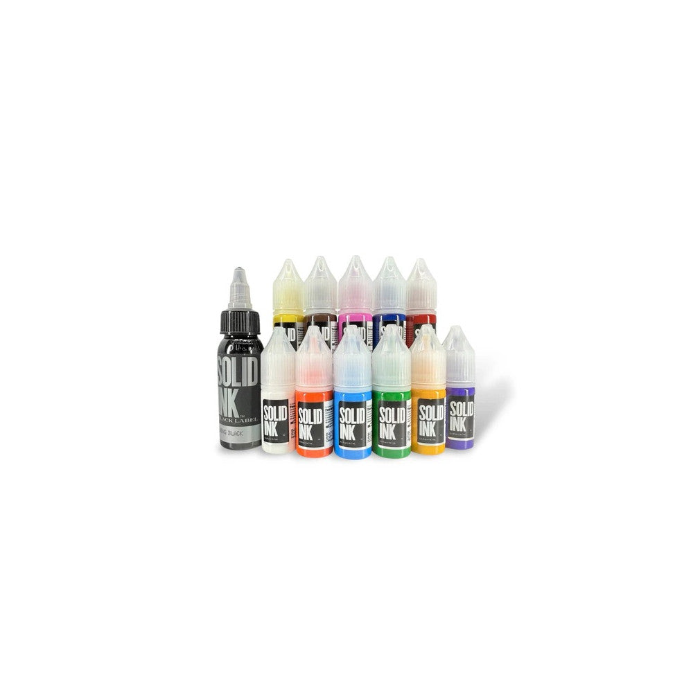 SOLID INK Mini Kelioninis Rinkinys, 11 Spalvų Po 10 ml, 1X30 ml